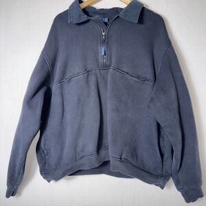 Propper 1/4 Zip Job Shirt Mens 3XL Pullover Tactical Patch Elbow Navy Blue